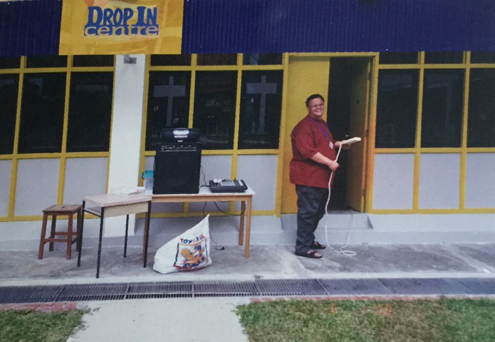 Ian outside the Drop In Centre